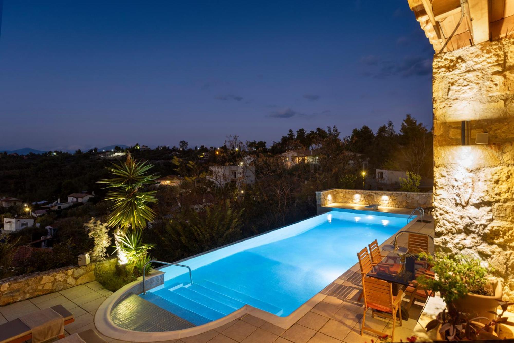 Villa Marrone Splendid Seaview Markopoulon Oropou Exterior foto