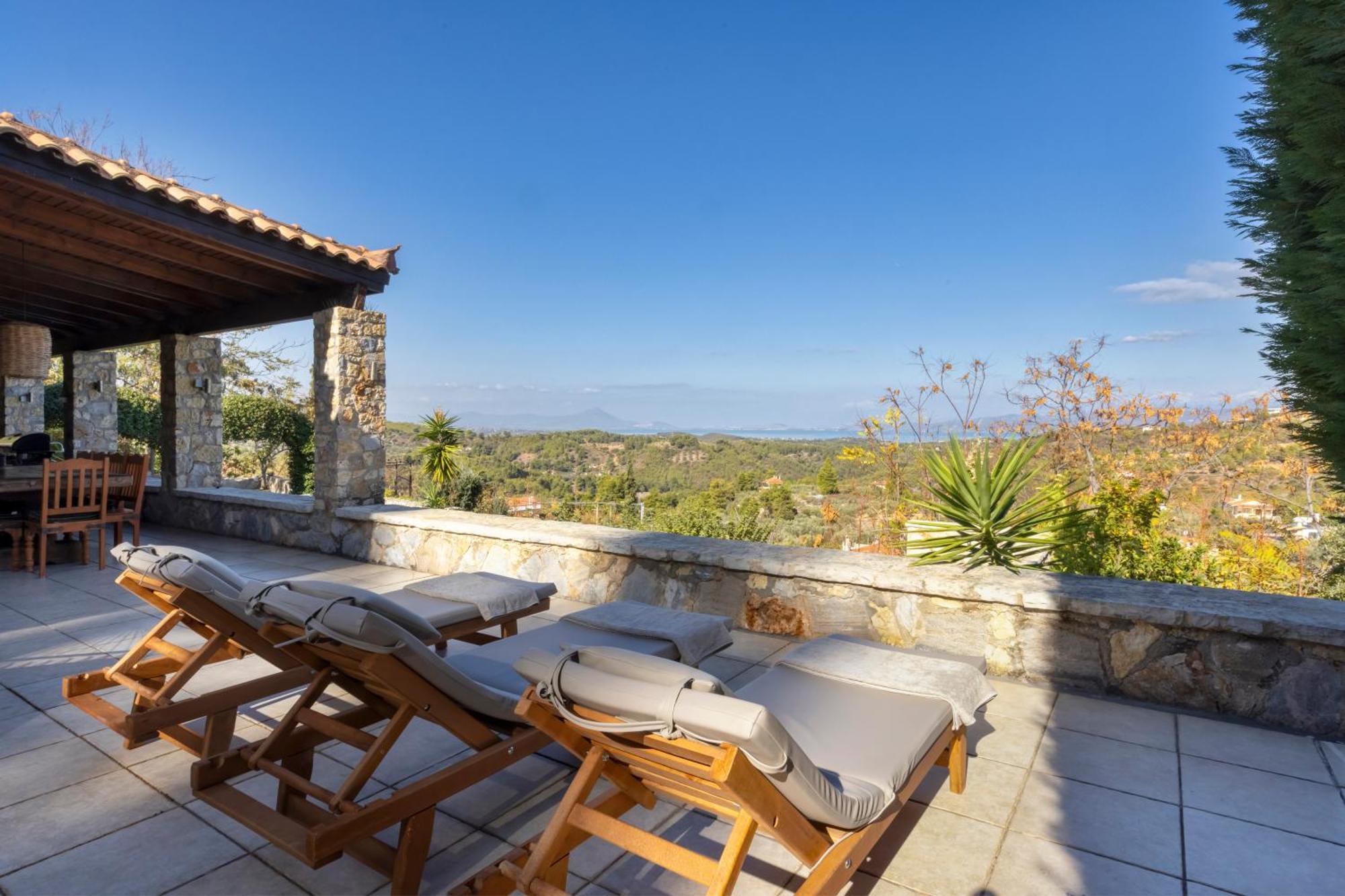 Villa Marrone Splendid Seaview Markopoulon Oropou Exterior foto