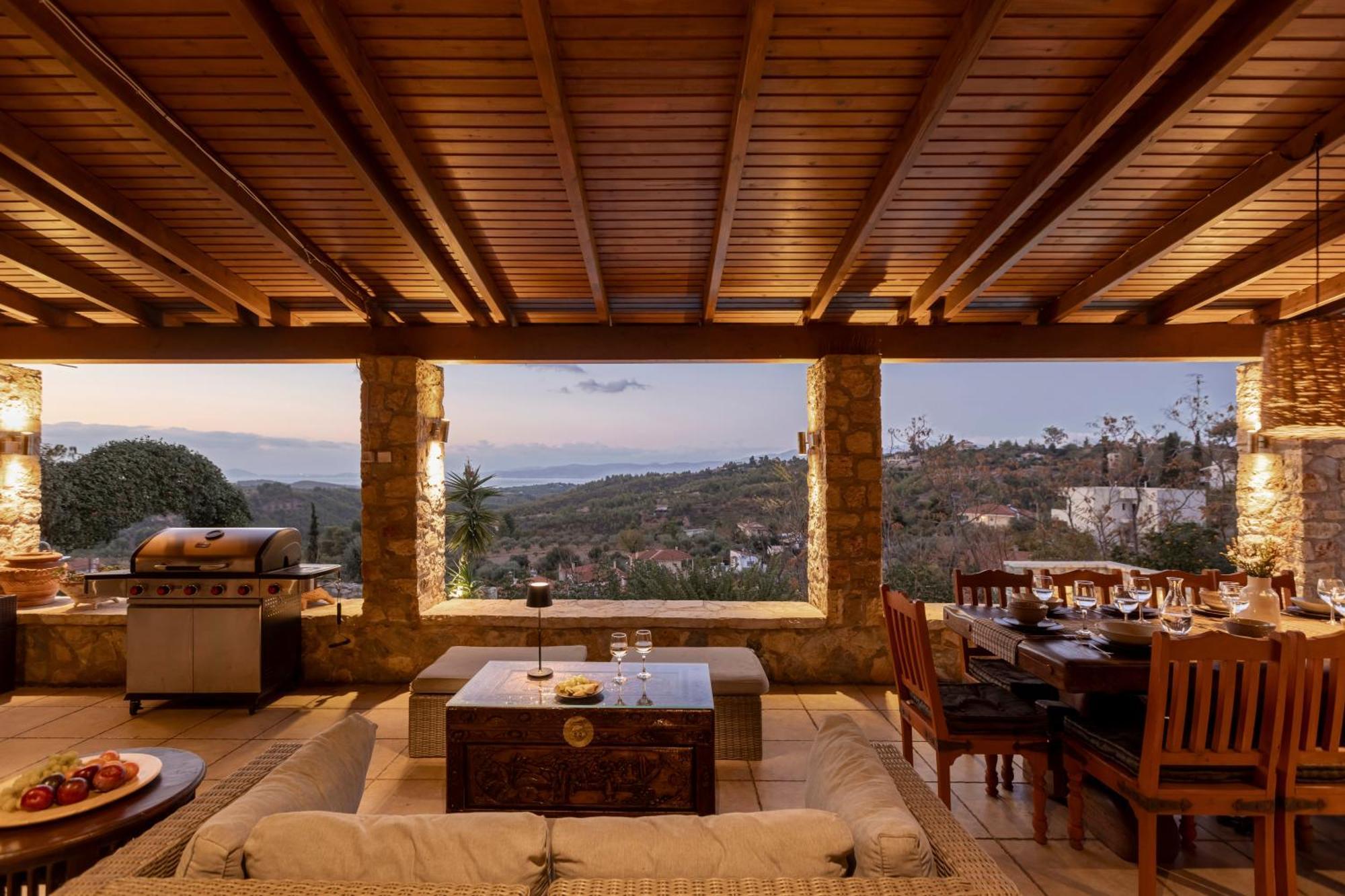 Villa Marrone Splendid Seaview Markopoulon Oropou Exterior foto